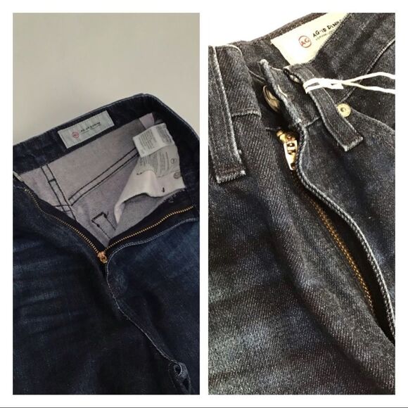 AG The Yvette High-Rise Wide Leg Ankle Jeans Sz 24 - Picture 7 of 8